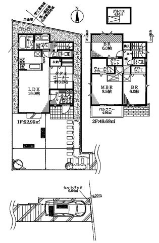 【横浜市旭区上白根2丁目61全4棟新築戸建て】★仲介手数料無料★（上白根小学校・上白根中学校）