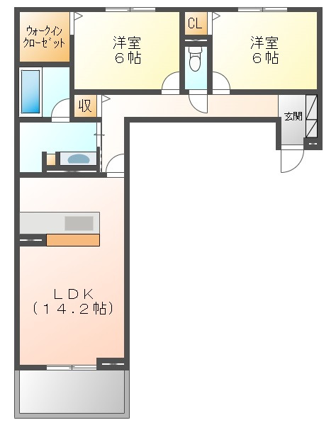 Ｌｕｖｅｒｉａの間取り