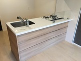 東大和市向原４丁目のアパートのキッチン