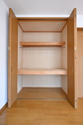【収納】 | 邑楽郡大泉町朝日3丁目　中古戸建住宅 | 12帖の広々とした居室には収納が２つありお部屋がすっきり片付きます♪