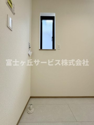 【ランドリースペース】 | 焼津市大村3丁目 新築一戸建て B号棟 | 洗濯機置き場です