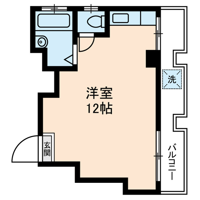 秀山コーポ文京苑の間取り