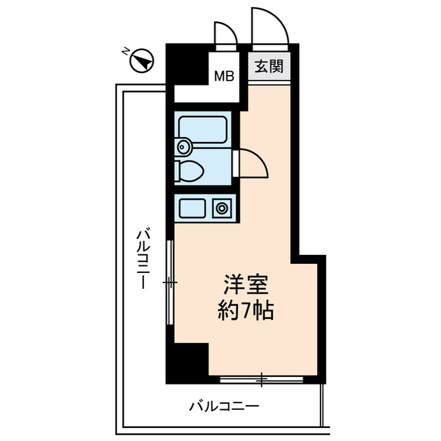 ライオンズマンション生麦第２の間取り
