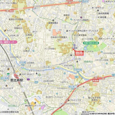 【地図】 | マイプレジール広尾