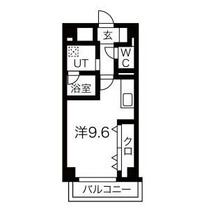 グリューネ白山の間取り