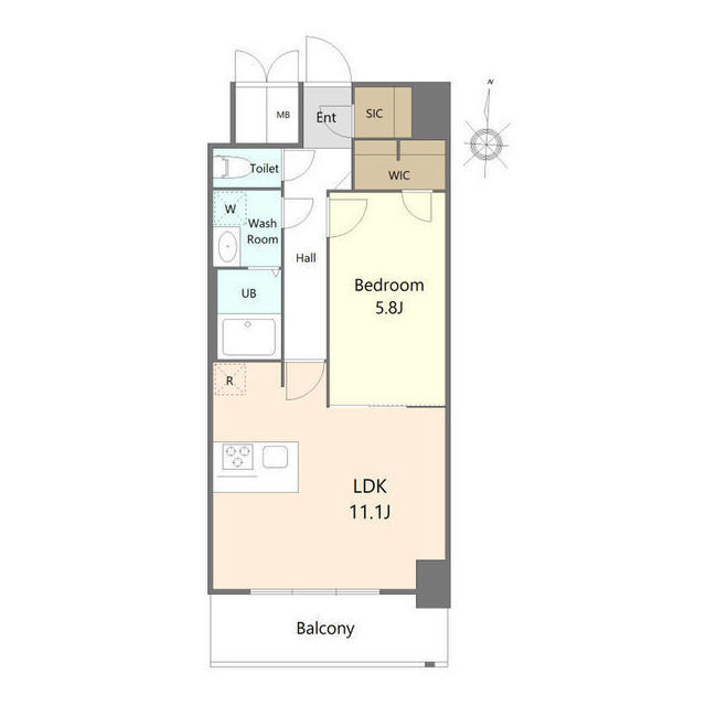 S-RESIDENCE岐阜駅の間取り