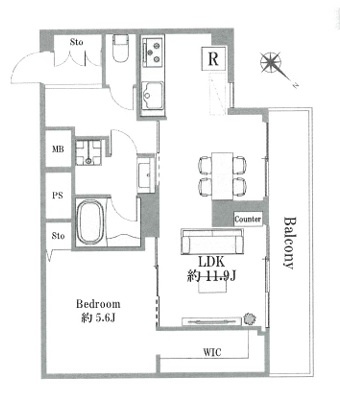 【間取り】 | トーア新富マンション