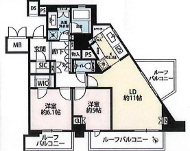 ジオ四谷坂町の間取り