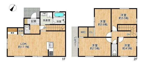 【間取り】 | 明石市二見町東二見　1号棟　新築戸建