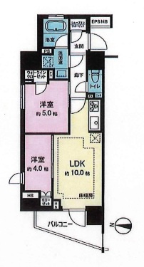 オープンレジデンシア上野入谷の間取り
