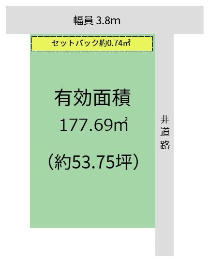 紀の川市名手市場　土地の土地図