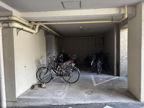 ロイヤル梅園ガーデンＢ棟のその他共用部分|駐輪場です。
