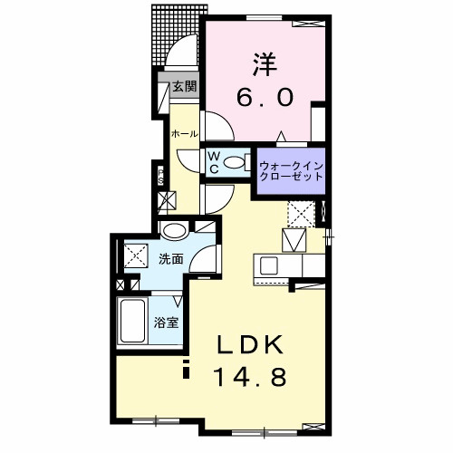 【間取り】 | ヴィラ　プラシードＢ