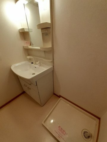 ナッツベリーハウス　Ａの洗面所|使いやすい洗面所です