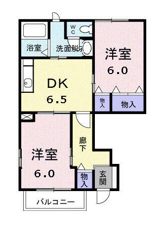 チェリッシュの間取り