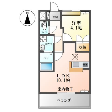 ウッドペッカー・西の間取り
