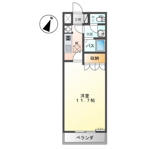 エレガンスⅠの間取り