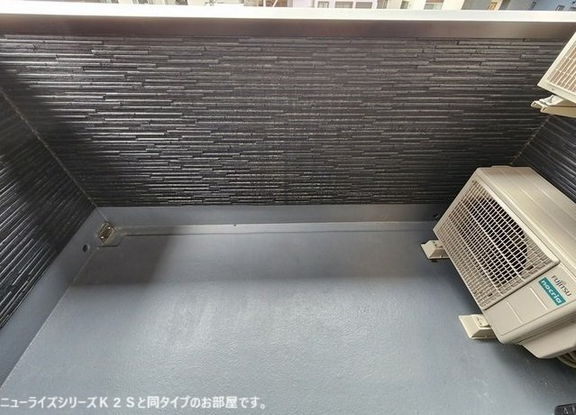 ニューライズ倉賀野のバルコニー|広々としたバルコニーです
