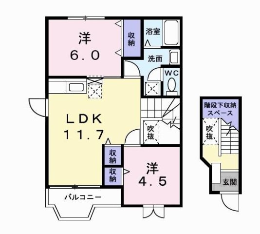 ローズヒルＳの間取り