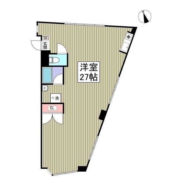 キュウブＥＸ三俣の間取り