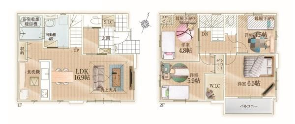 大和市下鶴間の新築一戸建