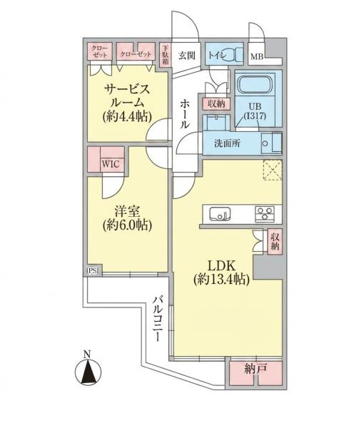 スターハイツ桜ヶ丘の間取り