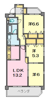 シンシア東山台の間取り