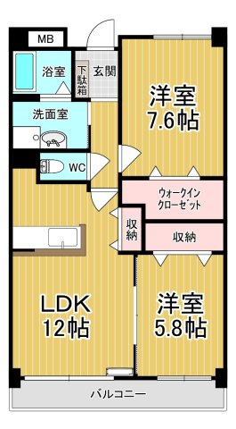 【間取り】 | エレガント | カップルさんにオススメのお部屋です♪