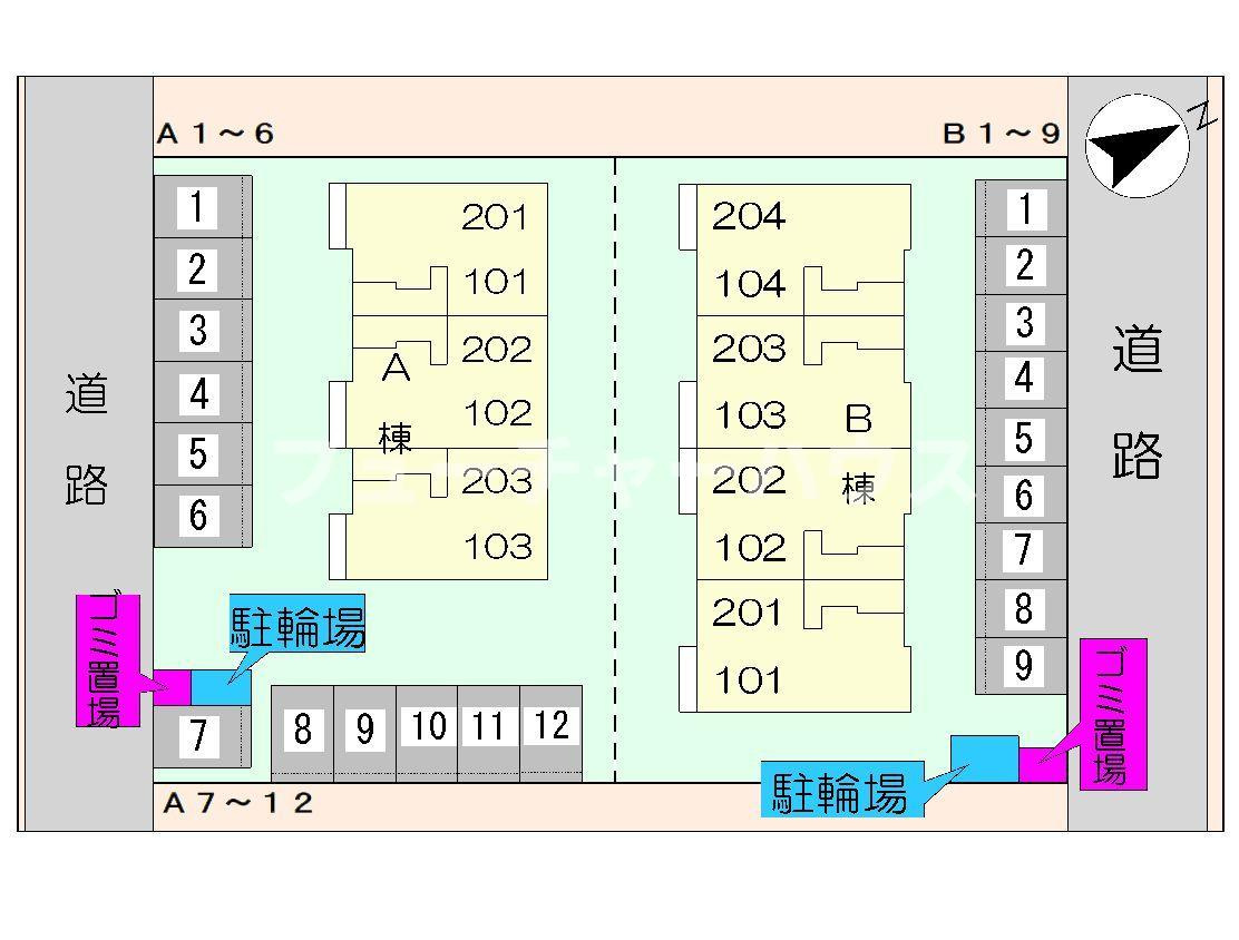 Ｋ－１３Ａの区画図