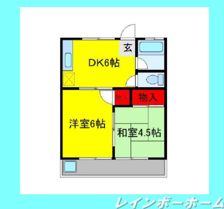 【仲介手数料：50％OFF】対象物件！の間取り