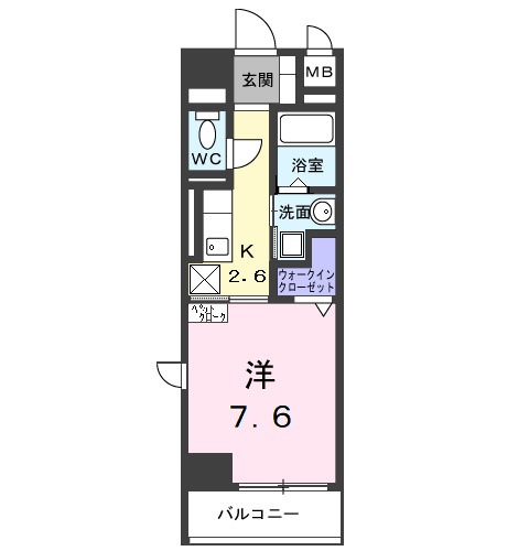 ホワイトメゾン新栄の間取り