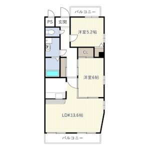 【間取り】 | グランドヒルズ西川