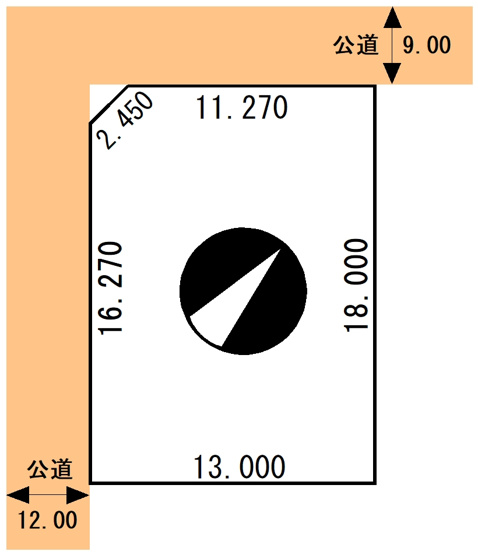 【土地図】 | 武佐3丁目5-40売地