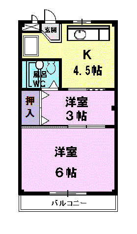 フェイマス師勝の間取り
