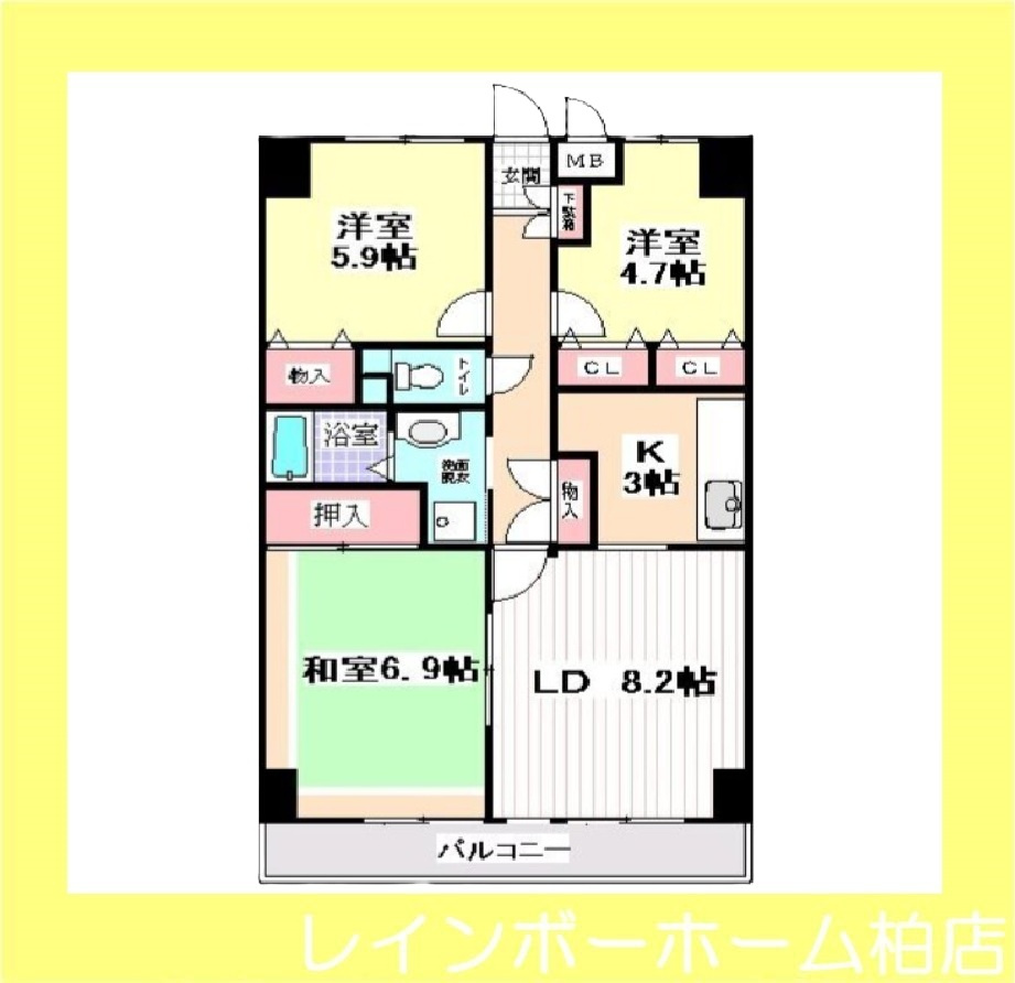 【仲介手数料：50％OFF】対象物件！の間取り