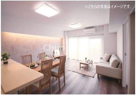 バームハイツ西葛西の居間・リビング|リビング施工例