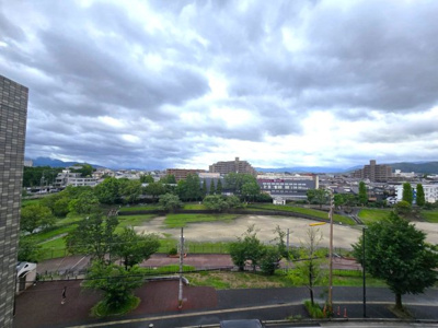 【展望】 | 東峰マンション野間大池公園 | 南向き陽当たり良好なので洗濯物が良く乾きそうです♪