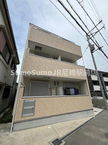グランエクラ加島Ⅱの外観|おしゃれな外観です