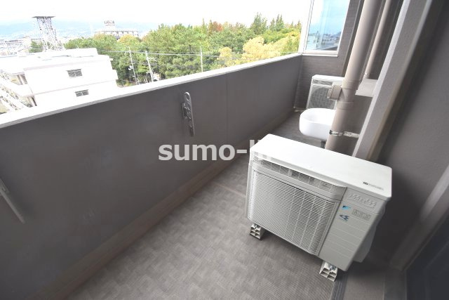 尼崎市南武庫之荘３丁目の賃貸マンションのバルコニー