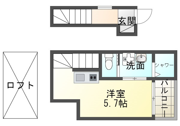 アリビア山手の間取り