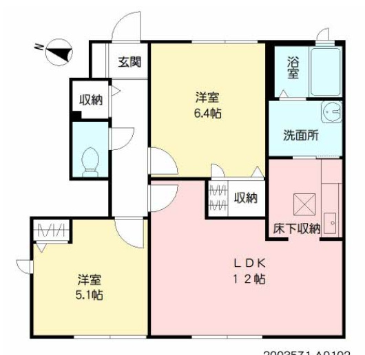 【間取り】 | シャルム須玖南