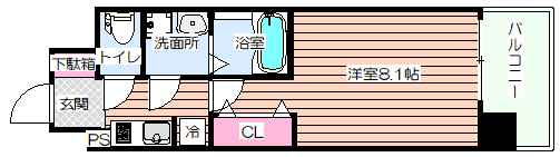 【間取り】 | アドバンス新大阪Ⅴ