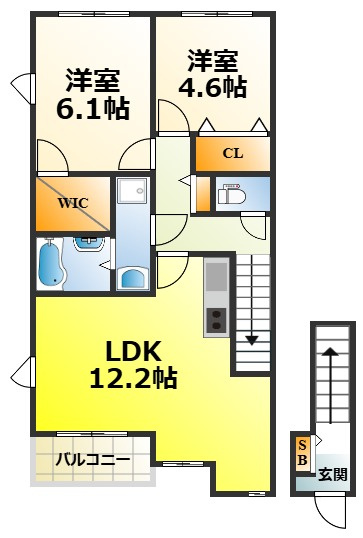 フレーベルハイツの間取り