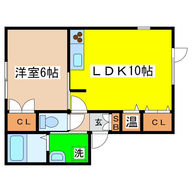 ソフィア鶴野の間取り