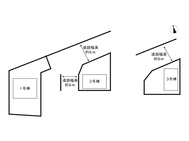 【区画図】 | 姫路市広畑区才第8／全3棟