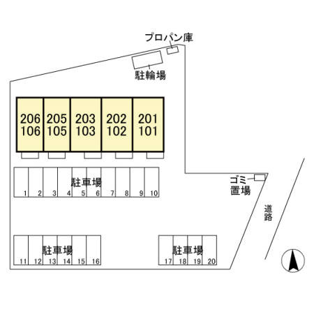 コルマールの区画図