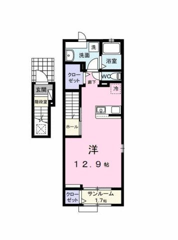 （仮）観音寺新町２丁目アパートの間取り