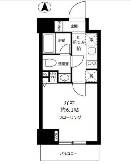 グロースメゾン亀戸の間取り