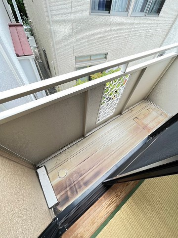 セジュール日野Ⅱのバルコニー