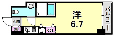 デルファーレ西宮の間取り